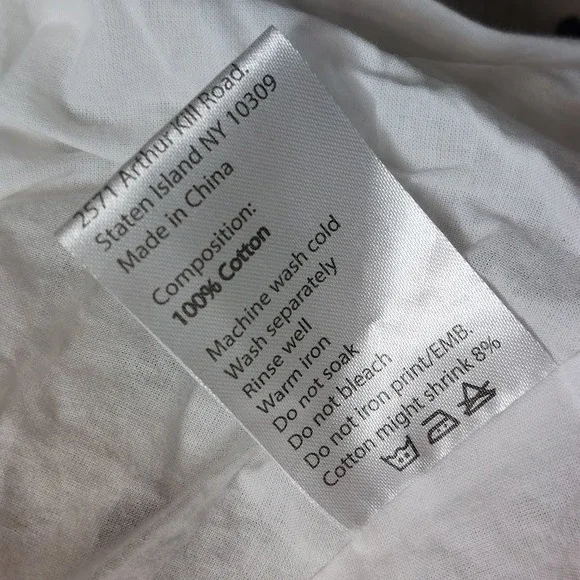 Udel New York Floral Seersucker Dress Women's S White Ruffle Collar Midi Cottage - Picture 8 of 9